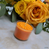 Elyon Tableware¬Æ 36 Orange Scented Orange Colored Wax Deep Tealight Candles in Plastic Holder