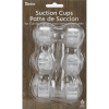 Candle Suction Cups: Clear, 6 pack