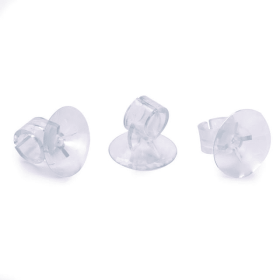 Candle Suction Cups: Clear, 6 pack